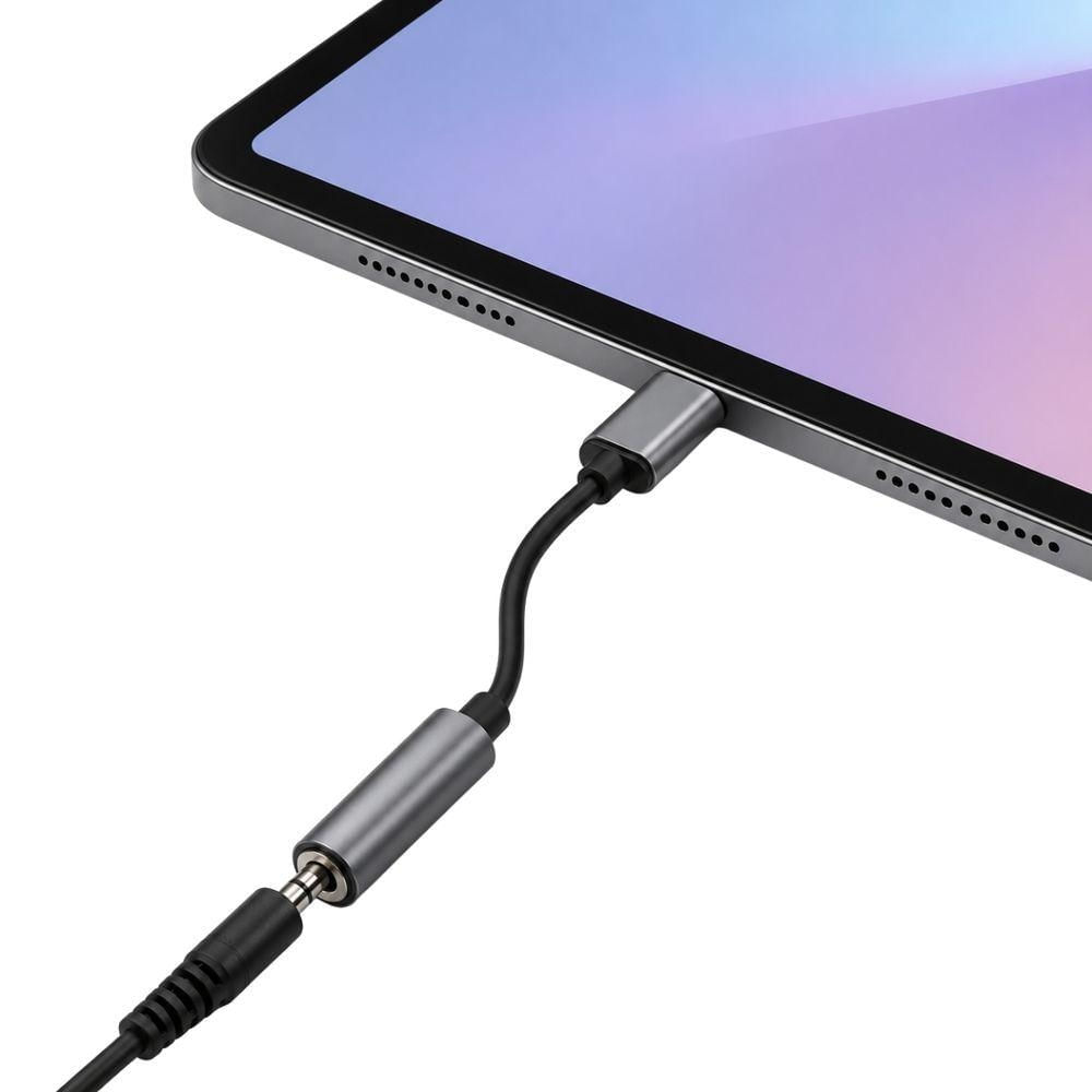 Adaptador Usb C para P2 MDM para Áudio em Celular 10cm Preto 1 Unidade