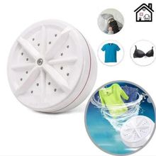 Mini Máquina de Lavar Roupas Portátil Usb para Balde Multiuso Compacta Até 1kg Branco