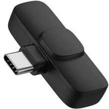 Kit Microfone Lapela Usb C com Transmissor e Receptor sem Fio para Conteúdo Digital MDM