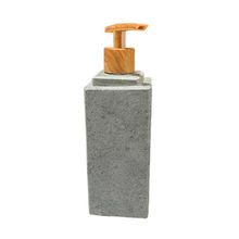 Porta Sabonete Líquido Dispenser AF1150INDSJ em Pedra Amadeirado 22x7cm Industria São Jose