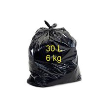 Sacos para Lixo Preto Reforçado 30L Pacote com 100 Unidades Reciclados 6kg
