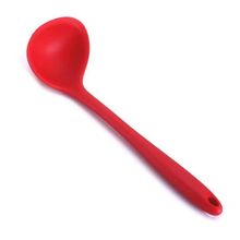 Concha de Silicone para Servir Utensílio de Cozinha Resistente ao Calor Vermelho Wellmix