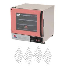 Kit Forno Turbo Elétrico Progás Digital PRP-004 Plus Rosa 110V