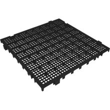 Piso Plástico Modular, 500 mm x 500 mm, Preto, 42526, Presto