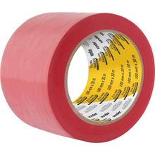Fita Adesiva Para Demarcação, 100 mm x 30 m, Vermelha, Vonder Vermelha OstenVonder