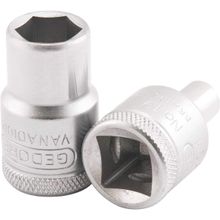 Soquete Sextavado com Encaixe de 1/2" x 3/4" em aço Cromo Vanádio Gedore OstenVonder