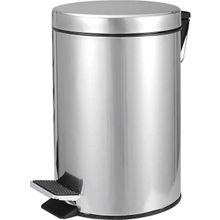 Lixeira Redonda, 5 Litros, Inox, Cinza, Vonder OstenVonder