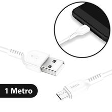 Cabo Carregador USB Tipo C Android Rápido Turbo 1 Metro Cor:Branco