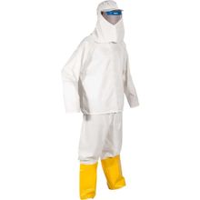 Conjunto de Proteção Para Aplicação de Defensivo Agrícola, 50 Lavagens, sem Avental, com Viseira, Flash Reptec OstenVonder
