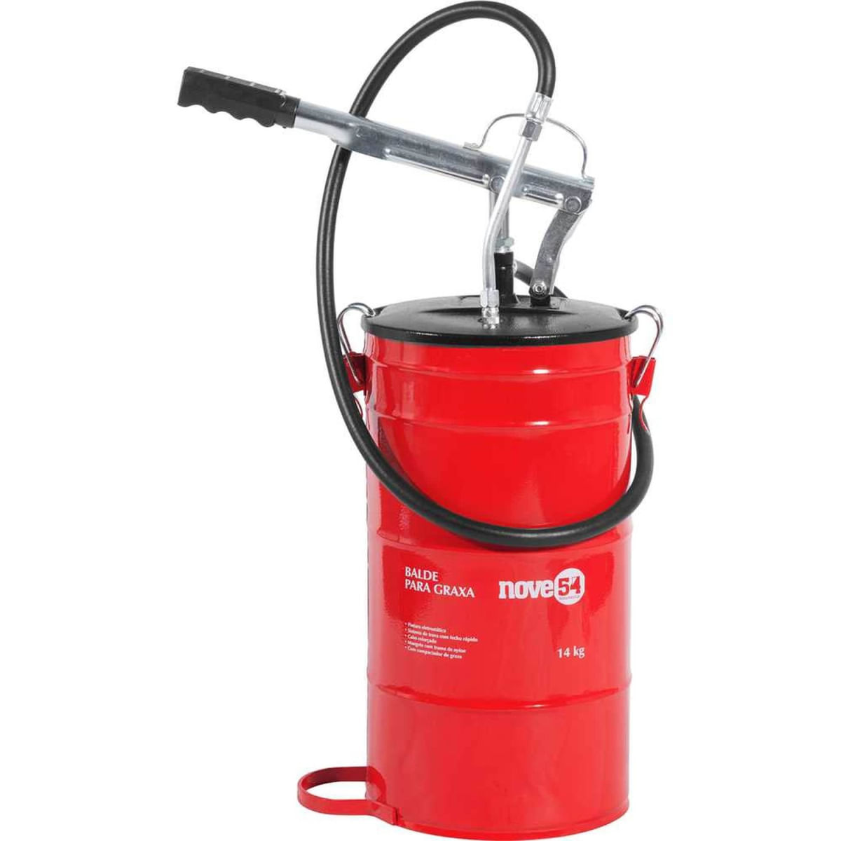 Bomba Manual Para Graxa, com Reservatório Para 14 kg, Nove54 OstenVonder