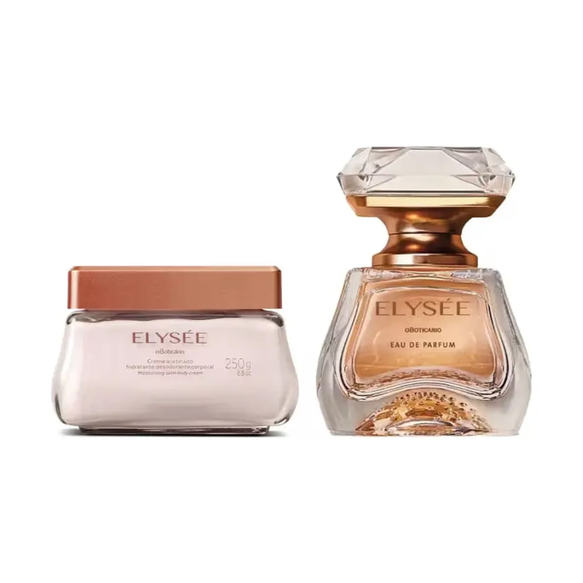 Elysée Eau De Parfum 50ml + Creme Acetinado Hidratante Desodorante Corporal 250g