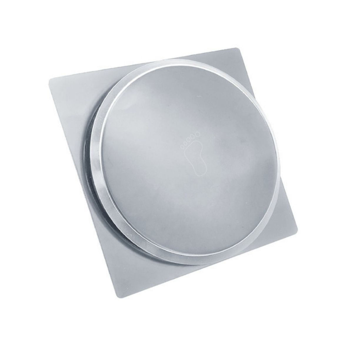 RALO CLICK INTELIGENTE 10X10 CM INOX BANHEIRO QUADRADO DECOR