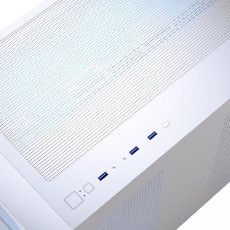 Encontraproduto.com.br - Gabinete Gamer Aerocool ATX P300C Branco Lateral Vidro [F002]