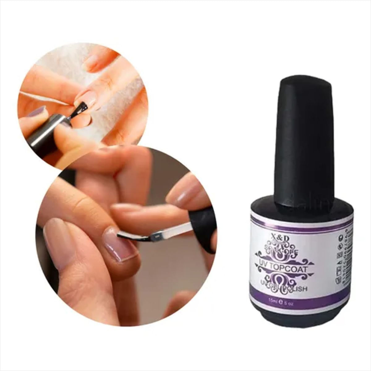 Encontraproduto.com.br - X&d Uv Top Coat 15mls