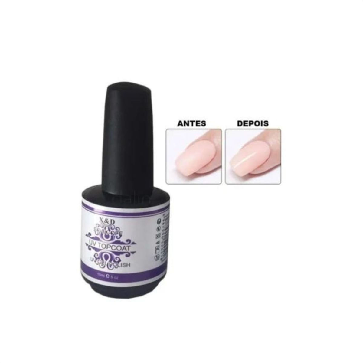 Encontraproduto.com.br - X&d Uv Top Coat 15mls
