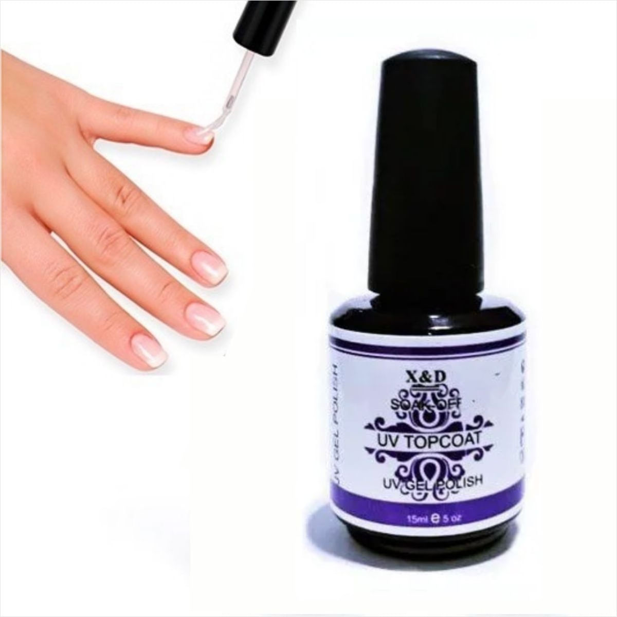 Encontraproduto.com.br - X&d Uv Top Coat 15mls