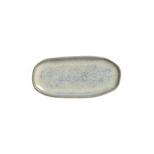 Conjunto com 4 Travessas Oval Rasa Mini Orgânico Green Granite 16,5x8cm