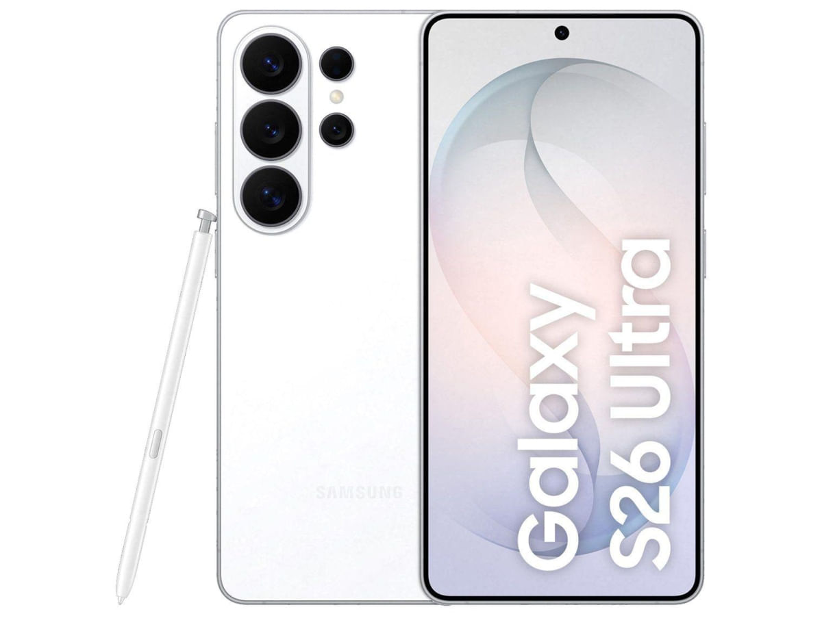 Samsung Galaxy S26 Ultra 5G 512GB Galaxy AI Branco 6,9" 12GB RAM Câm, Quádrupla 200+50+10+50MP Bateria 5000mAh Dual Chip