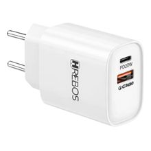 Carregador 20W Branco Kit Dois Cabos C Lightning Veloz