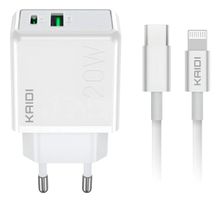 Fonte Lightning 20W USB C Branco Alta Eficiência Alta Eficiê