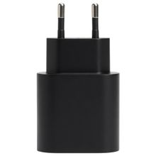 Carregador Turbo USB C Preto Rápido para Smartphone e Tablet