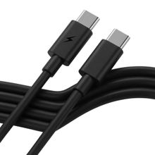 Fio De Dados USB Tipo C Turbo 1 Metro Preto Fast Charge 3A