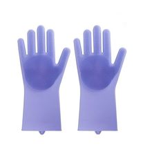 Esponja de Silicone Mágica para Lavar Louça Walfos, Esponja para Lavar Louças, Luvas de Borracha