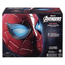 Capacete Eletrônico Marvel Legends Spider-Man Iron Spider F2285
