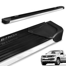 Estribo Lateral Amarok CS 2010 a 2025 Alumínio Preto A4