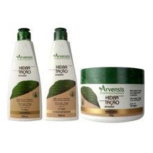 Kit Arvensis Hidratação Shampoo Condicionador Mascara 250g