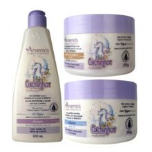 Kit Cachinhos Naturais Arvensis Ondulados Shampoo + Máscara + Geleia