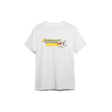 Camiseta Esportiva Branca Manga Curta Superman Look Up
