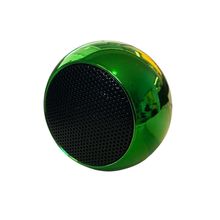 Mini Caixa Som Metalizada Bluetooth BT AL2022 Verde - Altomex