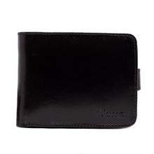 CARTEIRA MASCULINA CLASSE COURO PORTA-CHEQUES 434 2A PRETA