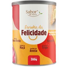 Kit 3X: Farinha da Felicidade (Mix de Farinhas e Grãos) Sabor da Terra 200g