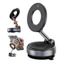 Suporte Magnético Dobrável Rotativo Para Celular Com Ventosa 360°