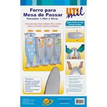 Forro para Mesa de Passar Utimil TM001 em Tecido Metalizado/Térmico