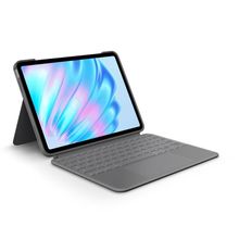 Capa com Teclado Logitech Combo Touch iPad Air 11" 5ª geração - Cinza