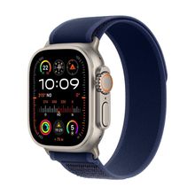 Apple Watch Ultra 2 GPS + Cellular  Caixa natural de titânio de 49 mm  Pulseira loop Trail azul  M/G