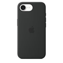 Capa de silicone para iPhone 16e  Preto