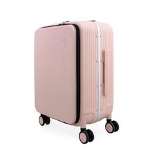 Mala de Bordo com localizador e compartimento para MacBook e iPad, Originais iPlace, Rosa