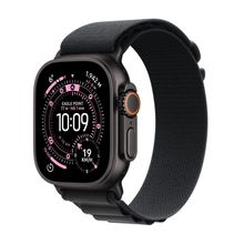 Apple Watch Ultra 3 GPS + Cellular - Caixa preta de titânio  49 mm - Pulseira loop Alpina preta  M