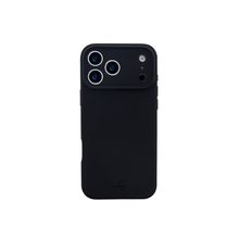 Capa iPhone 17 Pro Silicone Com Proteção de Câmera Originais iPlace, Preto