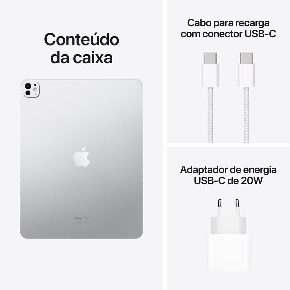 Encontraproduto.com.br - Ipad Pro De 13 Polegadas Wi-fi 2tb Com Vidro Nano-texture - Prateado