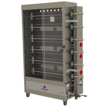 Assador de Frangos a Gás Progás PR-631 30 Peças 6 Espetos Queimadores Infravermelhos Bivolt