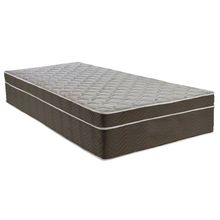 Cama Box Completa Solteiro Sereneprime Molas Ensacadas Cinza SerenePrime