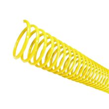 Espiral para Encadernação Lassane 40MM 350 Folhas 25 Unidades Amarelo
