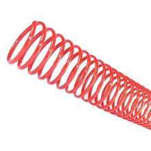 Espiral para Encadernação Lassane 17MM 100 Folhas 100 Unidades Vermelho