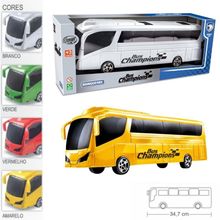 Carrinho Bus Champions Concept Car 41cm Rodas Cromadas Brinquemix