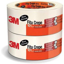Fita Crepe Escolar 3M Brasil 101 48MM X 50M Pacote com 2
